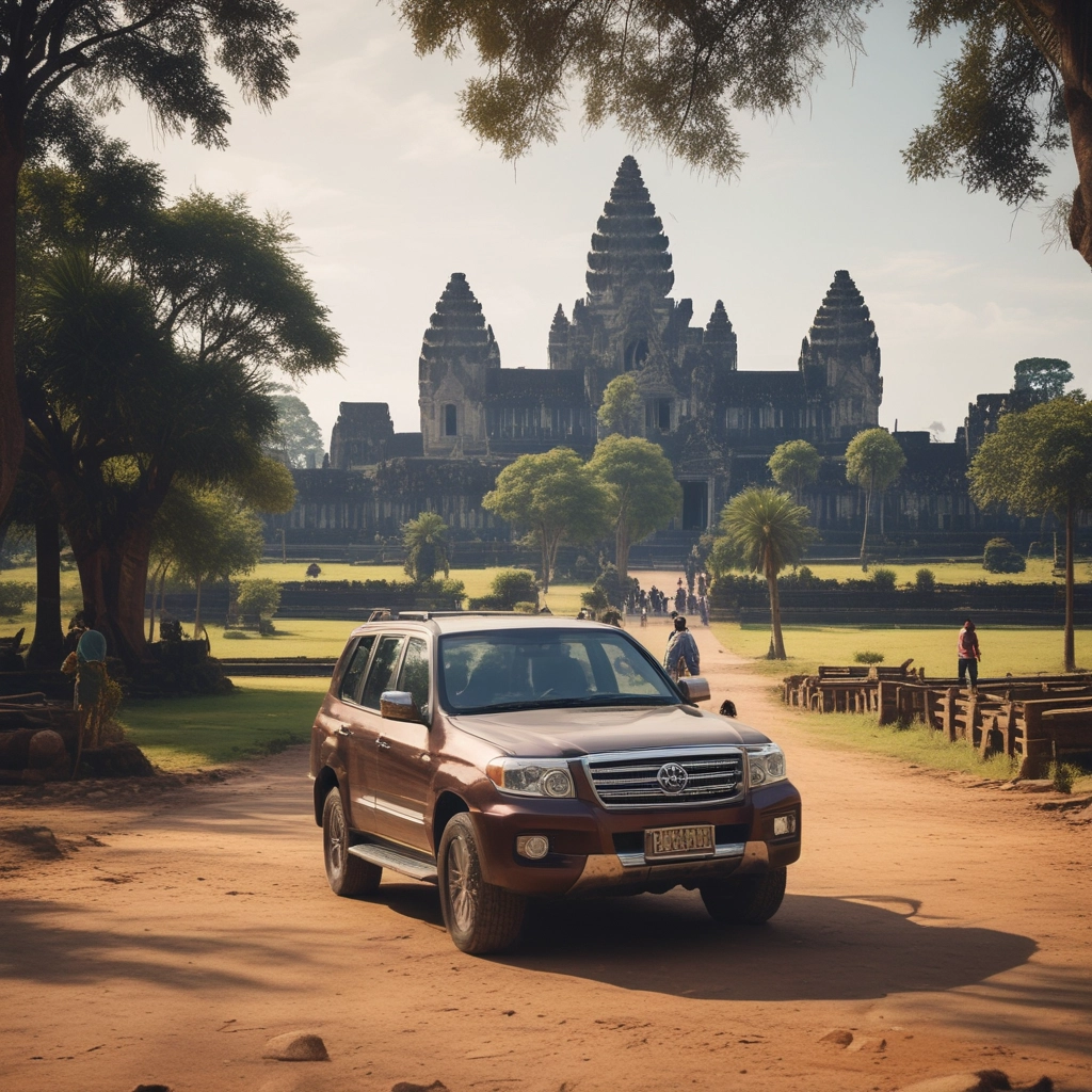 Book a taxi driver in Siem Reap  cambodia
